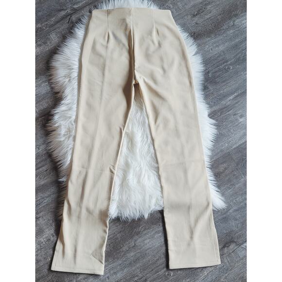 Anthropologie Seamed Slim Slit-Hem Pants - New - 1X - Picture 6 of 13